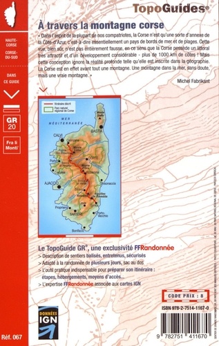 A travers la Montagne corse. Parc naturel régional de Corse 23e édition