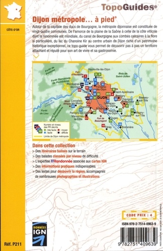 Dijon métropole... à pied. 37 promenades & randonnées 3e édition