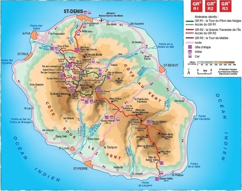 L'île de la Réunion. Plus de 23 jours de randonnée 8e édition