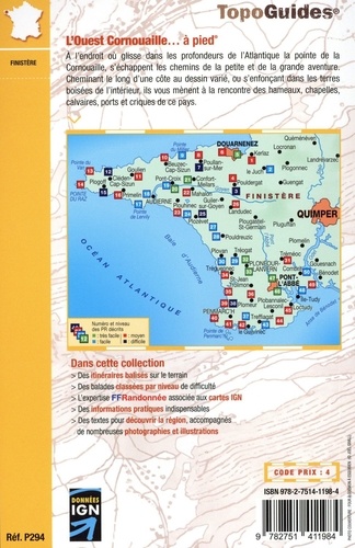 L'Ouest Cornouaille... à pied. Le Pays de Douarnenez, le Cap Sizun et le Pays Bigouden. 50 promenades & randonnées 5e édition