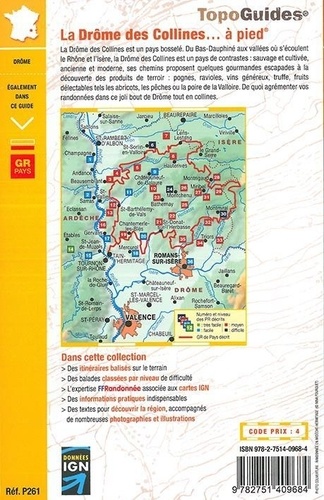 La Drôme des collines... à pied. Entre Rhône et Isère. 36 promenades & randonnées 2e édition