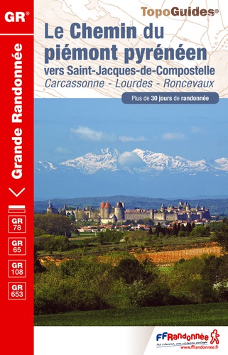 Le chemin du Piemont pyrénéen vers Saint-Jacques-de-Compostelle. Carcassone, Lourdes, Roncevaux