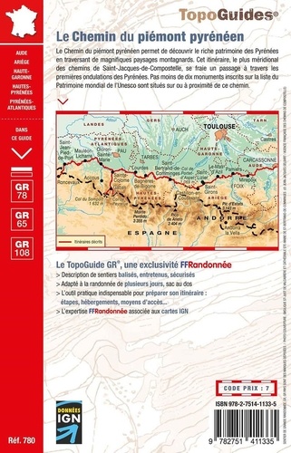 Le Chemin du piémont pyrénéen vers Saint-Jacques-de-Compostelle 3e édition