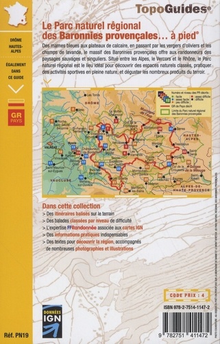 Le Parc naturel régional des Baronnies provençales... à pied. 35 circuits dont 10 adaptés à la marche nordique 3e édition