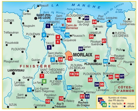 Le Pays de Morlaix... à pied. 37 circuits dont 10 adaptés à la marche nordique 3e édition
