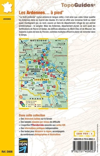 Les Ardennes... à pied. 47 promenades & randonnées 4e édition