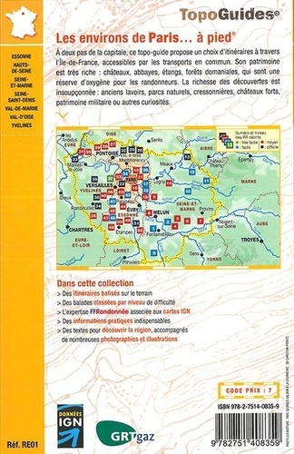 Les environs de Paris... à pied. 52 promenades & randonnées 7e édition