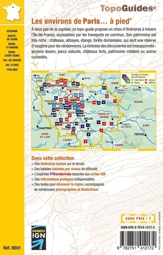 Les environs de Paris... à pied. 55 promenades & randonnées 9e édition