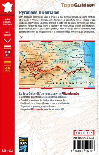 Pyrénées Orientales. Et tours du Capcir, du Carlit et de Cerdagne 7e édition