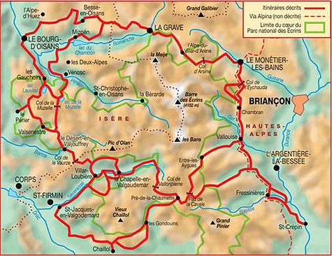 Tour de l'Oisans et des Ecrins. Parc national des Ecrins 16e édition