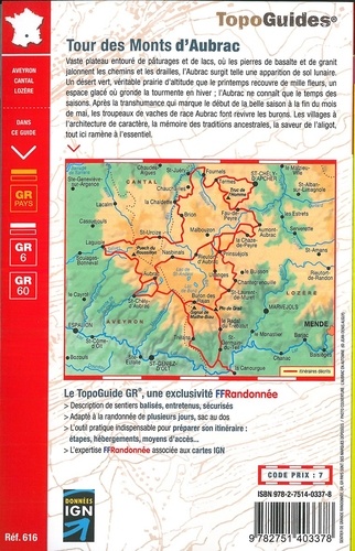 Tour des Monts d'Aubrac. Plus de 10 jours de randonnée 6e édition
