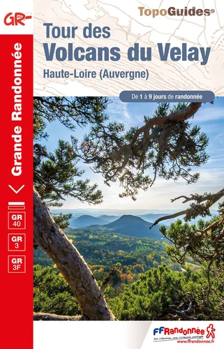 Couverture de Tour des volcans du Velay : Auvergne