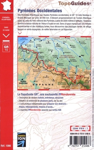 Traversée des Pyrénées. Pyrénées Occidentales. Pays basque - Béarn 13e édition