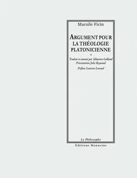 Argument pour la théologie platonicienne