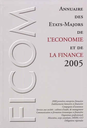  FICOM - Annuaire des Etats-Majors de l'Economie et de la Finance.