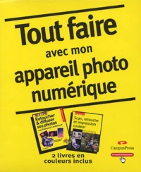 Tout faire avec mon appareil photo numérique Coffret en 2 volumes : Tome 1, Scan, retouche et impression couleur ; Tome 2, Retoucher & diffuser ses photos