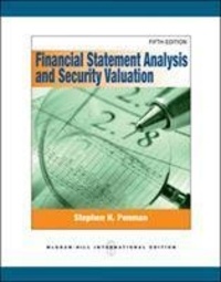 Financial Statement Analysis and Security Valuation.