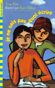 Je ne sais pas quoi écrire
