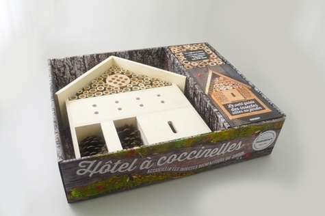 Fiona Hopes - Hôtel à coccinelles et autres insectes bienfaiteurs du jardin - Avec 1 petit guide pratique et 1 hôtel à insectes à installer dans votre jardin.