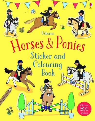 Fiona Patchett - Horses and ponies sticker and colouring book.