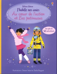 Téléchargez des livres gratuits au format pdf Au coeur de l'action et Les patineuses  - Avec plus de 500 autocollants par Fiona Watt, Steven Wood, Stella Baggott
