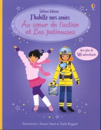 Livre espagnol téléchargement gratuit Au coeur de l'action et Les patineuses  - Avec plus de 500 autocollants par Fiona Watt, Steven Wood, Stella Baggott