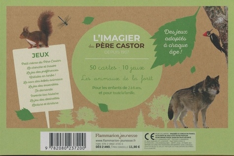 Ma boîte de jeux l'imagier du Père Castor en photos. Les animaux de la forêt