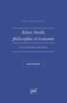 Jean Mathiot - Adam Smith, philosophie et économie - De la sympathie à l'échange.