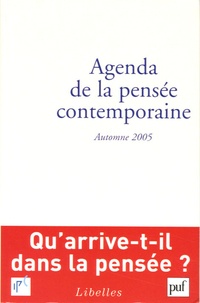 François Jullien - Agenda de la pensée contemporaine N° 2, Automne 2005 : .