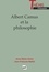 Albert Camus et la philosophie. [journées, 7-8 avril 1995, Nice]