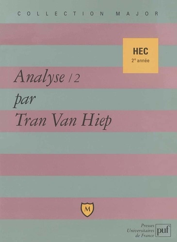 Van-Hiep Tran - Analyse HEC 2e année - Tome 2.