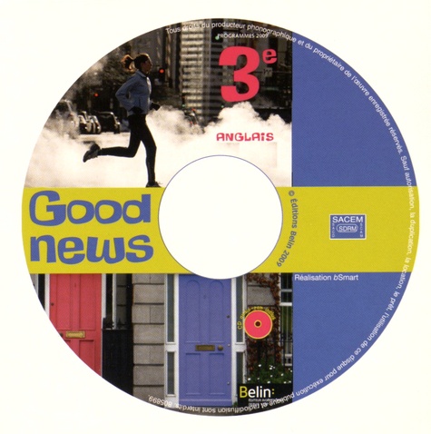 Jacqueline Quéniart - Anglais 3e Good News. 10 CD audio