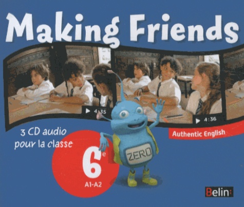 Jean-Louis Habert - Anglais 6e A1-A2 Making Friends. 3 CD audio