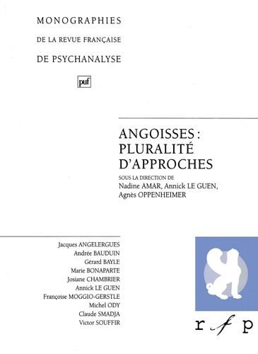 ANGOISSES PLURALITE D'APPROCHES. Tome 2