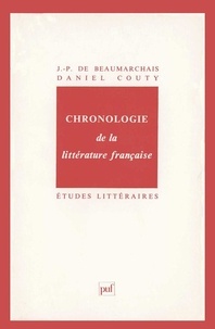 Pierre-Augustin Caron de Beaumarchais et Daniel Couty - Chronologie de la littérature française.