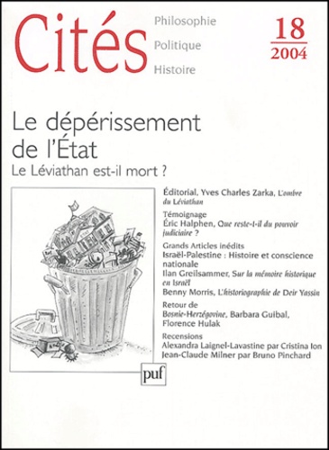 Raphaël Draï et Luc Rouban - Cités N° 18/2004 : Le dépérissement de l'Etat - Le Léviathan est-il mort ?.