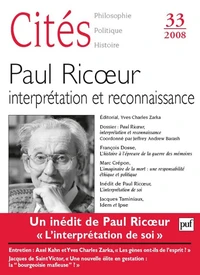 Paul Ricoeur, interprétation et reconnaissance