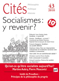  PUF - Cités N° 43 : Socialismes: y revenir ?.