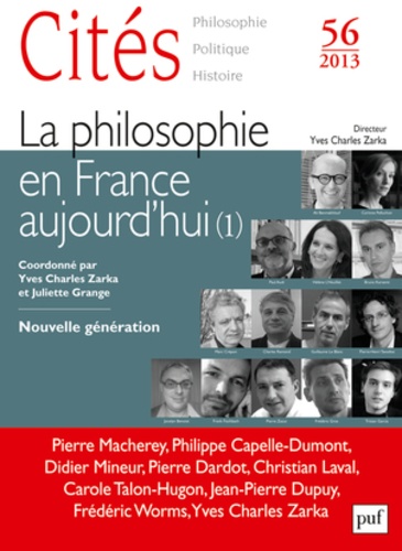 Cités N° 56/2013 La philosophie en France aujourd'hui