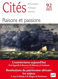 Christian Godin - Cités N° 92/2022 : Raisons et passions écologiques.