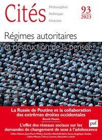 Eva Segura - Cités N° 93/2023 : Régimes autoritaires et destruction de la pensée.