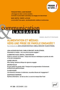  Collectif - Communication et Langages N° 206, 2020 : .