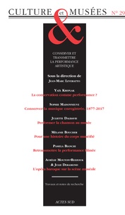  Actes Sud - Culture & Musées N° 29 : .