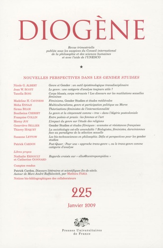 Nicole G. Albert et Joan-W Scott - Diogène N° 225, Janvier 2009 : Nouvelles perspectives dans les gender studies.