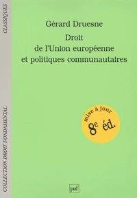 Droit de l'Union européenne et politiques communautaires