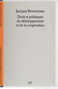 Droit et politiques du développement et de la coopération