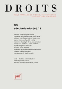 Frédéric Mériot - Droits N° 60/2014 : Sécularisation(s) - Tome 3.