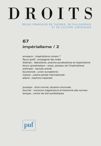 Frédéric Mériot - Droits N° 67/2018 : Impérialisme - Volume 2.