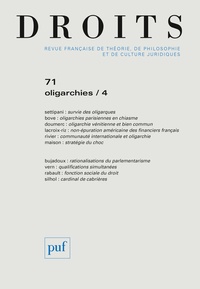 Frédéric Mériot - Droits N° 71/2020 : Oligarchies - Volume 4.