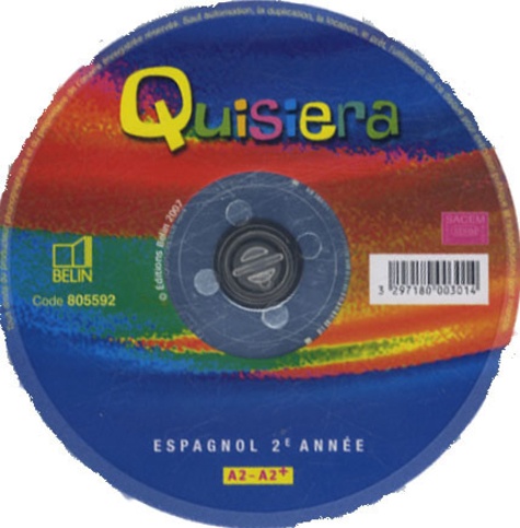  Belin - Espagnol 2e année Quisiera - CD audio.